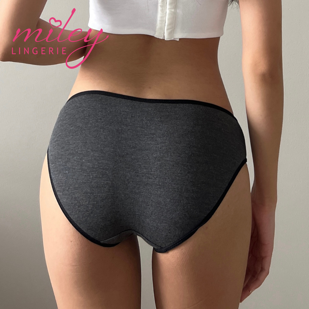 Combo 8 Quần lót nữ Flexi màu basic co giãn Miley Lingerie BCS40