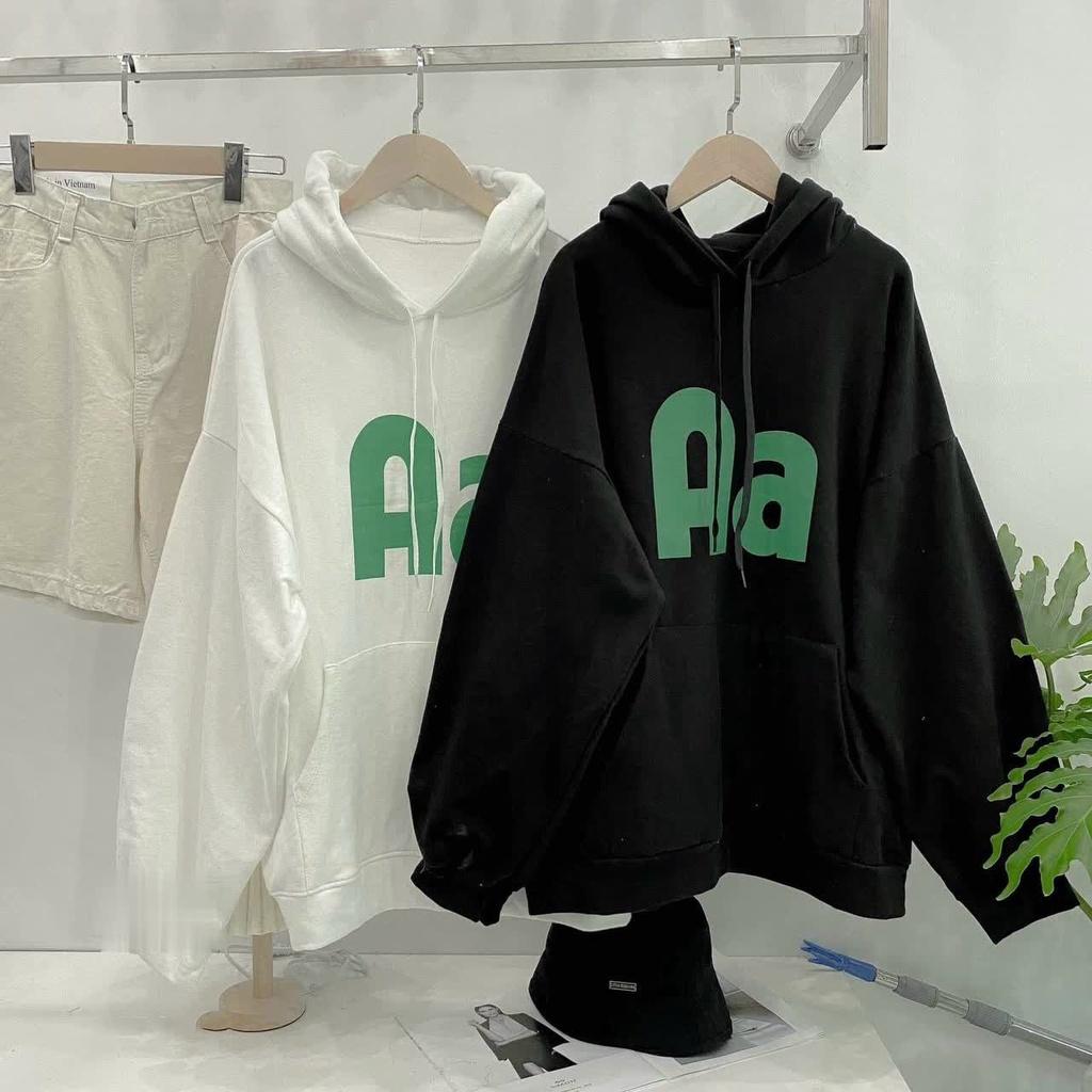 Áo khoác Hoodie nỉ bông Aa unisex nam nữ (Ảnh thật/Có sẵn)