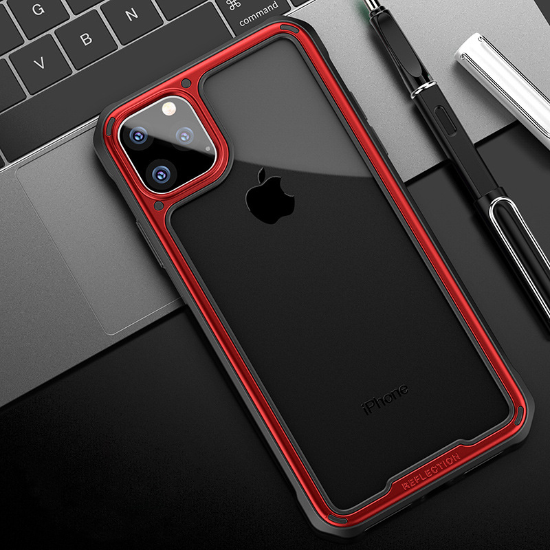 Ốp Lưng Kính PC + TPU Armor cho iPhone 11 Pro Max