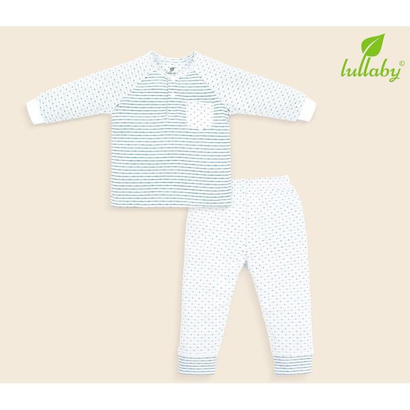 Bộ raglan/bổ nẹp cotton 2 lớp Lullaby