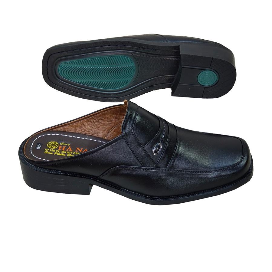 Dép Bít Mũi Nam HÀ NAM Da Bò Thật Cao Cấp GSB20136