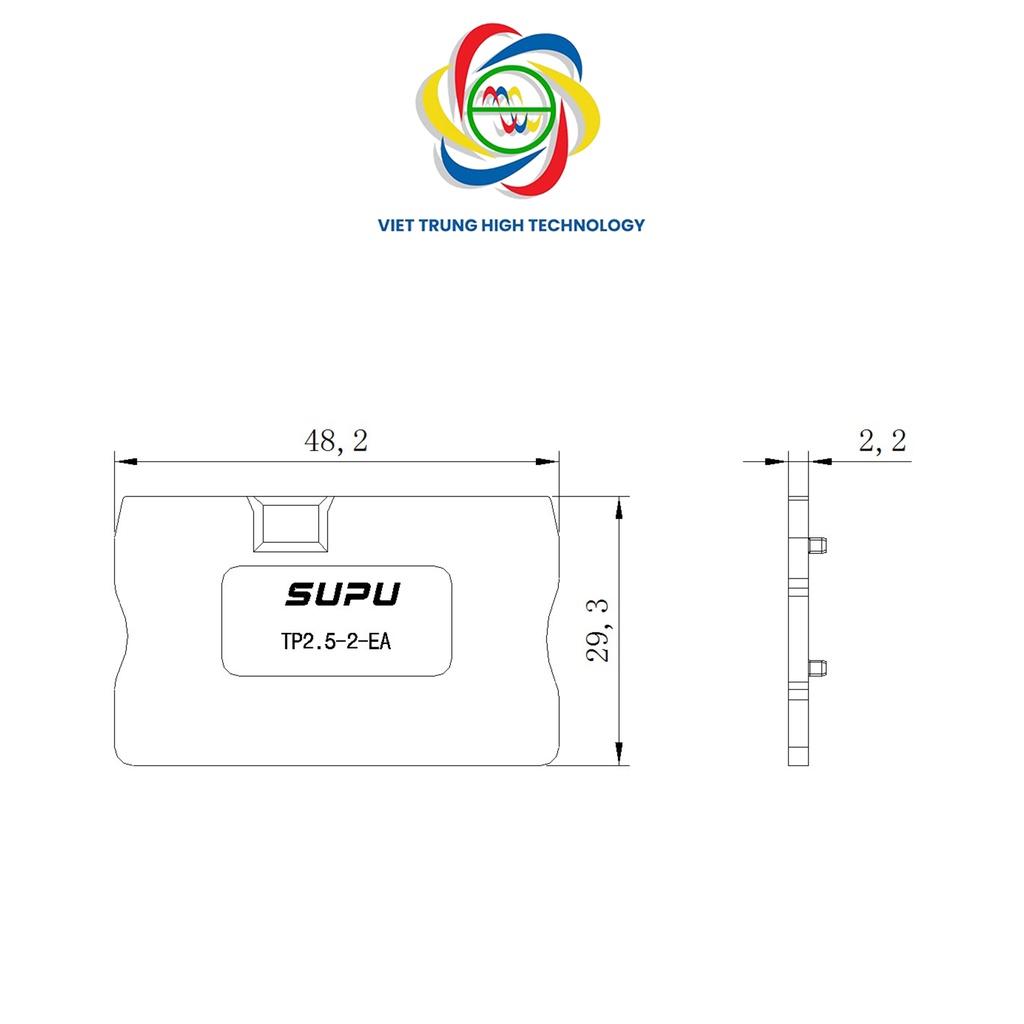 Hộp 100 cái Cầu Đấu Đơn SUPU TP2.5-2