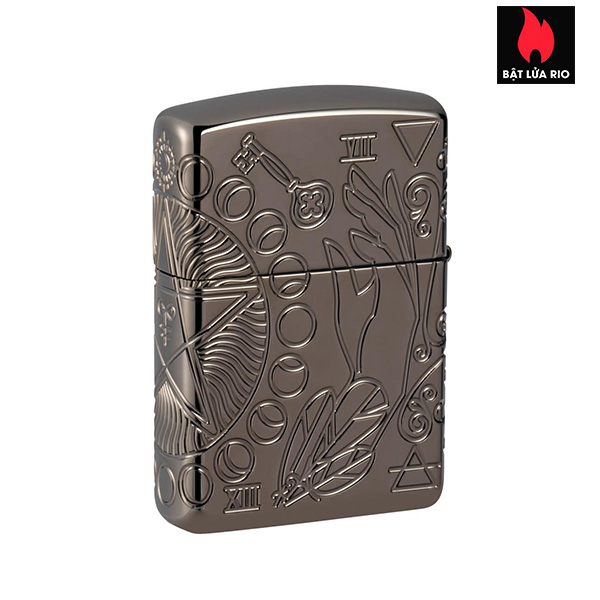 Bật Lửa Zippo 49689 – Zippo Wicca Design Armor Black Ice