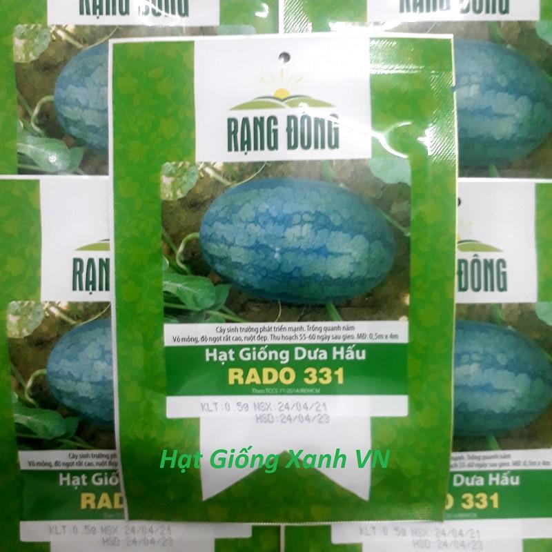 Hạt giống dưa hấu đỏ, đóng gói 0.5gr, cực dễ trồng