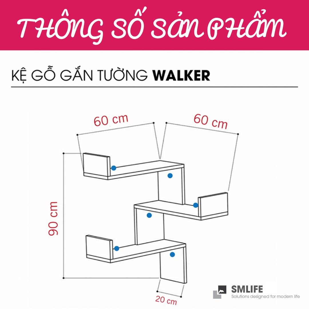 Kệ trang trí mini tiện dụng SMLIFE Walker