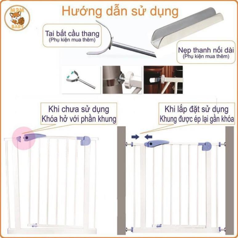 95-103cm Thanh chắn cửa, chắn cầu thang  khoảng cách