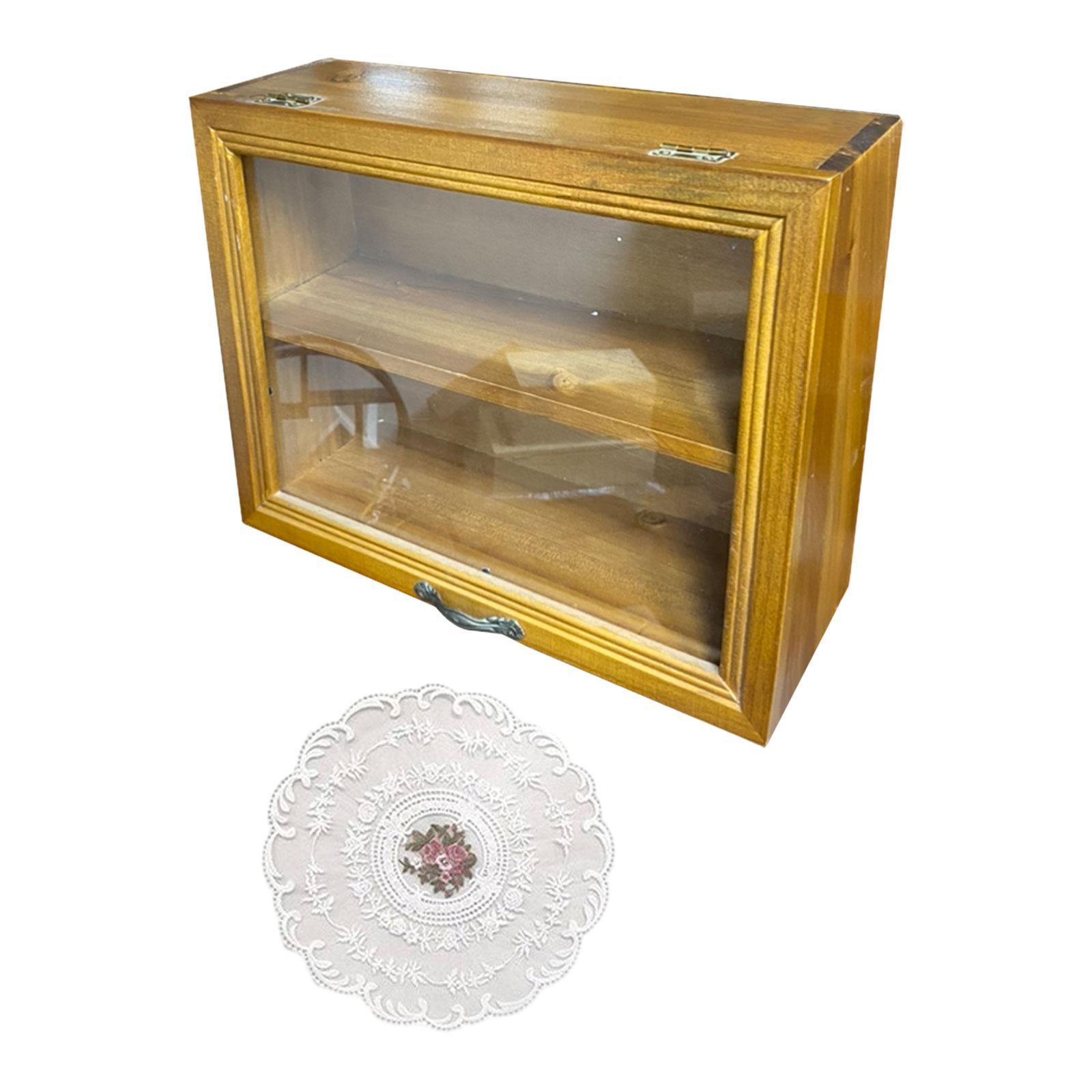 Wood Cabinet Desktop Display Rack Shelf for Bathroom Kitchen Cabinet