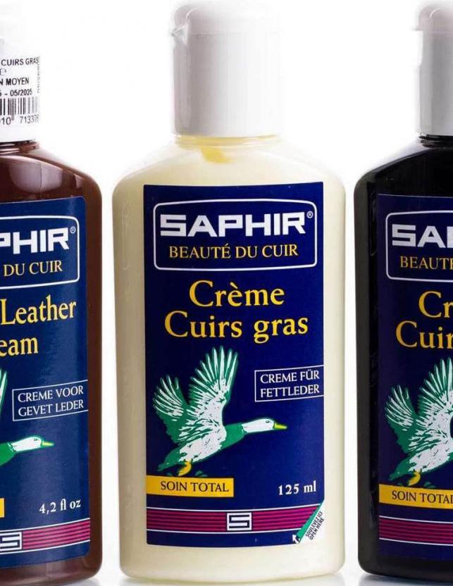 Kem dưỡng dành cho da dầu (oiled leather) Saphir Creme Cuirs Gras