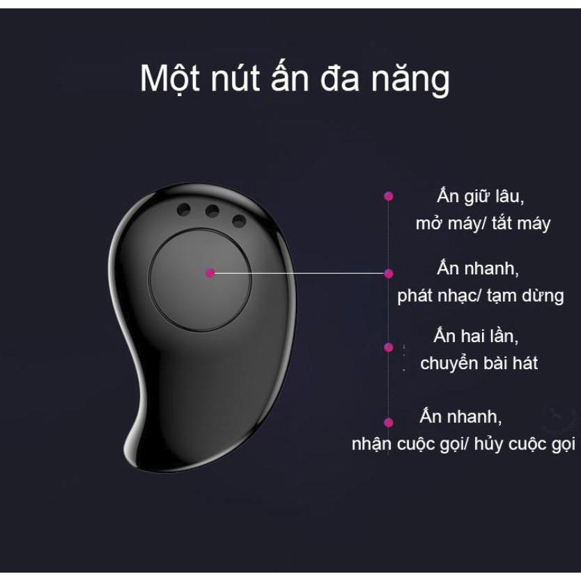 Tai nghe Bluetooth kết nối vô hình 1200mAh - Home and Garden