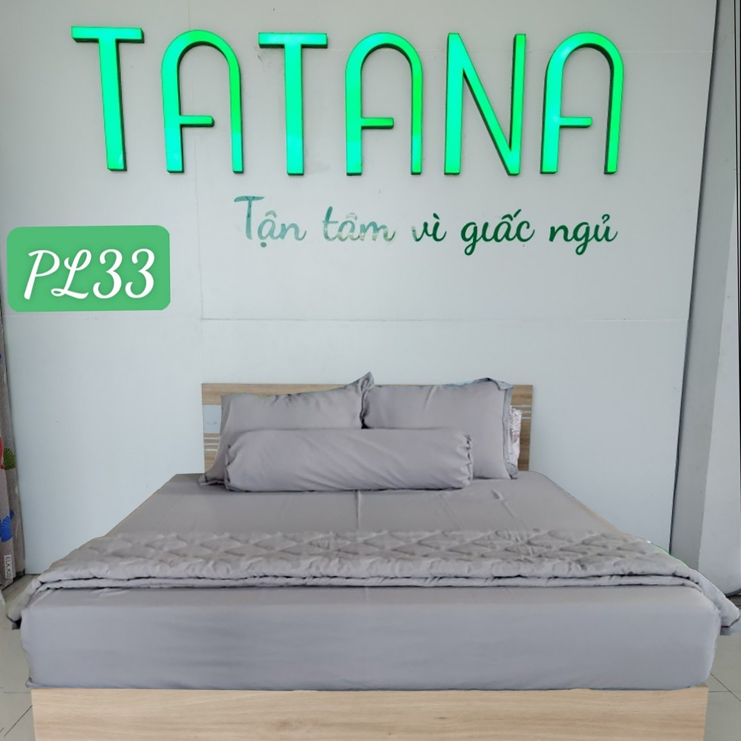 Bộ Ga Giường Tencel Cao Cấp Tatana Silver