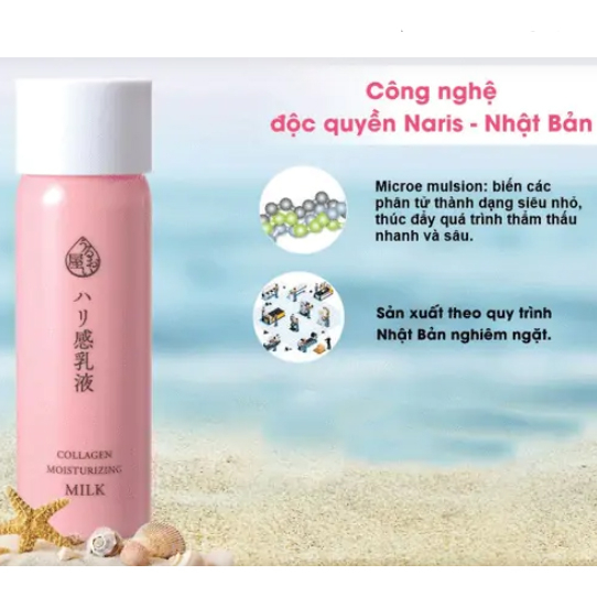 Sữa dưỡng trắng da ngừa lão hóa da Naris Uruoi Collagen Nhật Bản 150ml