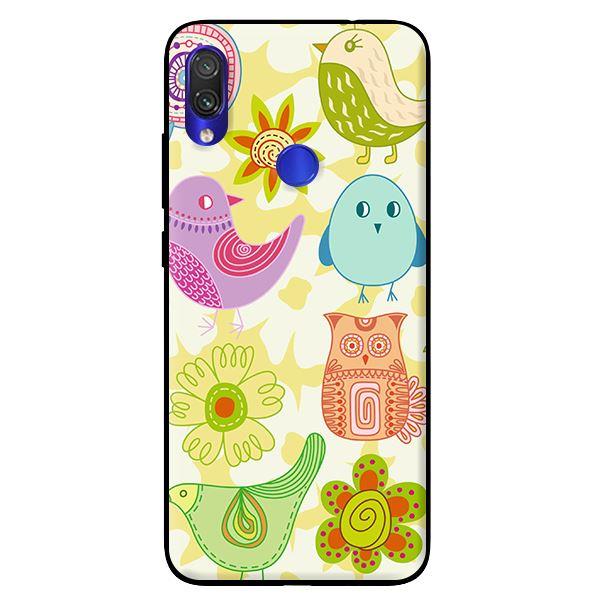 Ốp lưng in cho Xiaomi Redmi Note 7 mẫu Họa Tiết Chim - Hàng chính hãng