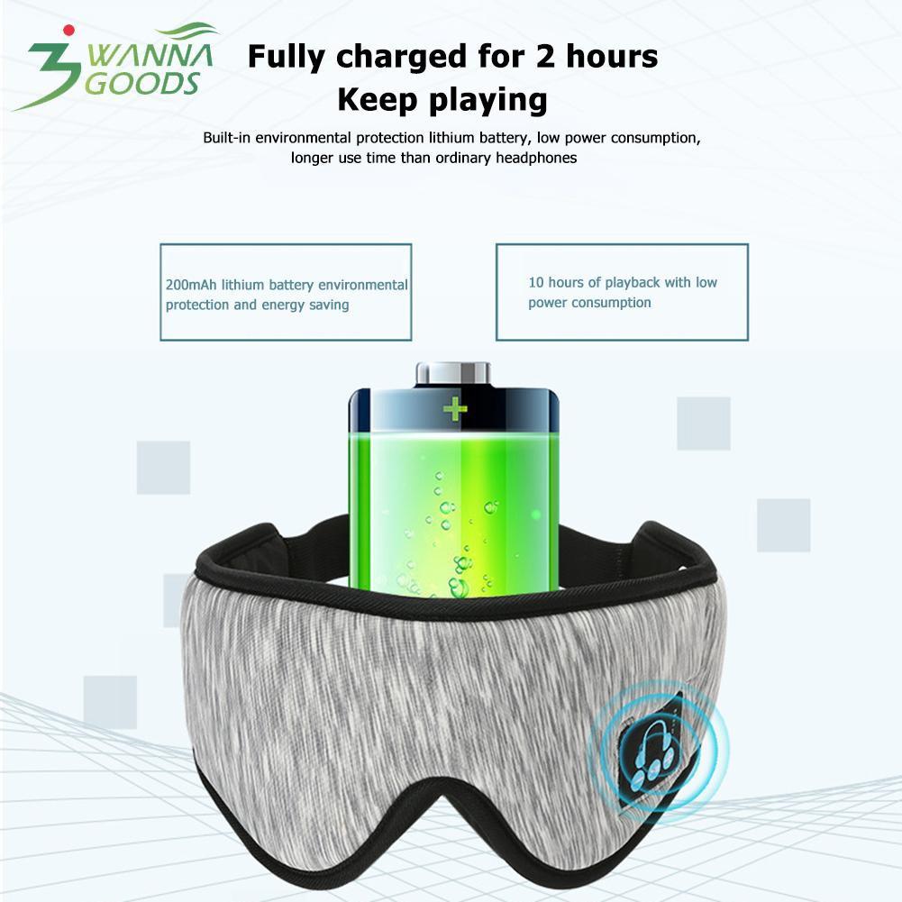 Tai Nghe Bluetooth Không Dây 3d Hỗ Trợ Giấc Ngủ