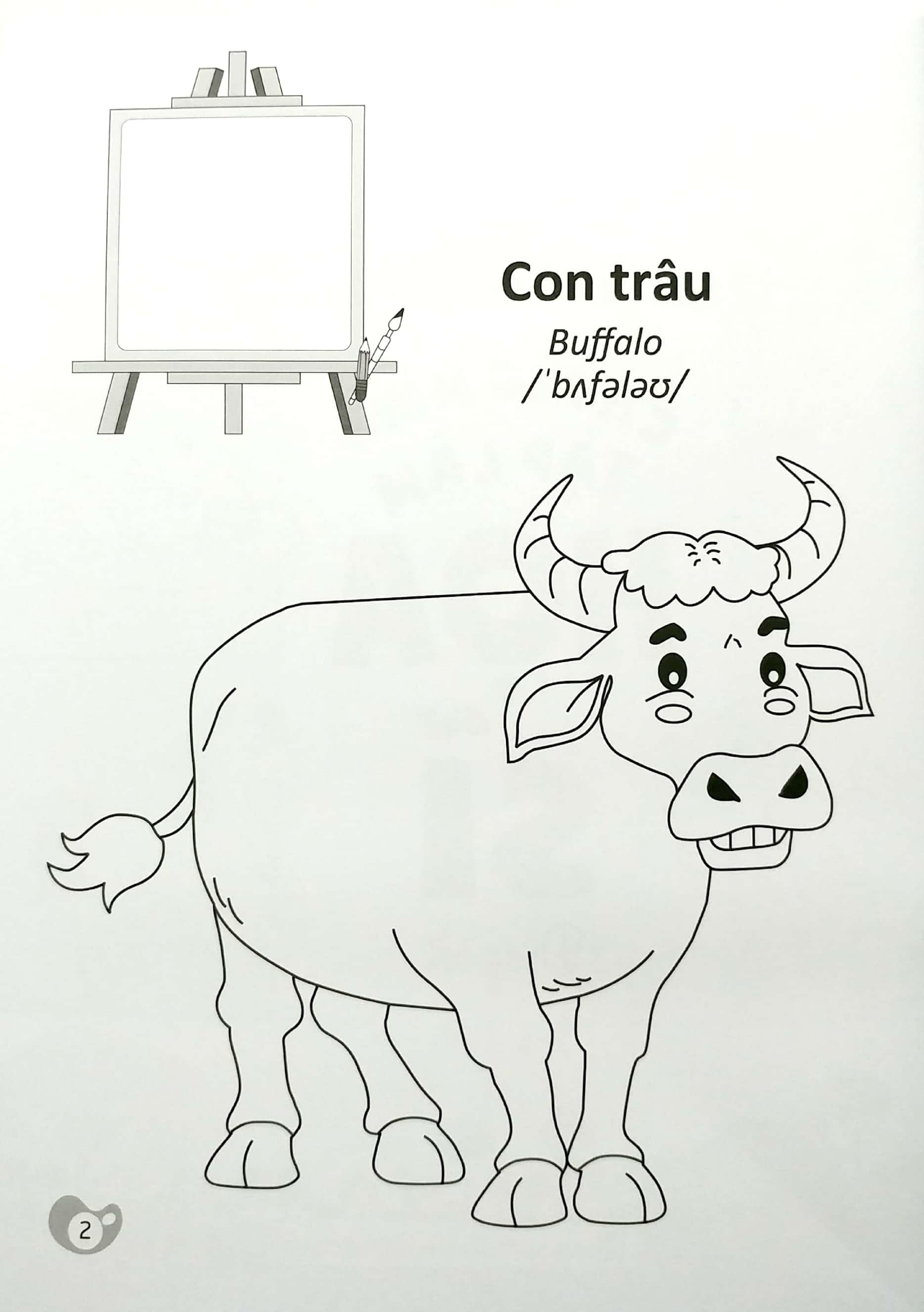 Tô Màu Chúng Mình Tập Làm Họa Sĩ - 3-6 Tuổi - Động Vật