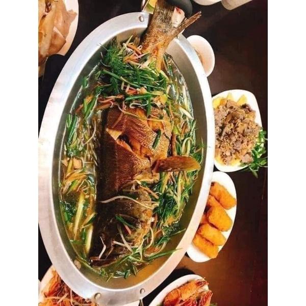 KHAY CÁ CHÉP OM DƯA INOX S304 ĐẸP KÍCH THƯỚC 30cm*50cm