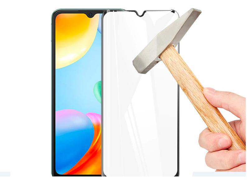 Miếng dán cường lực cho Xiaomi POCO C40 Full Keo màn hình - Hàng nhập khẩu