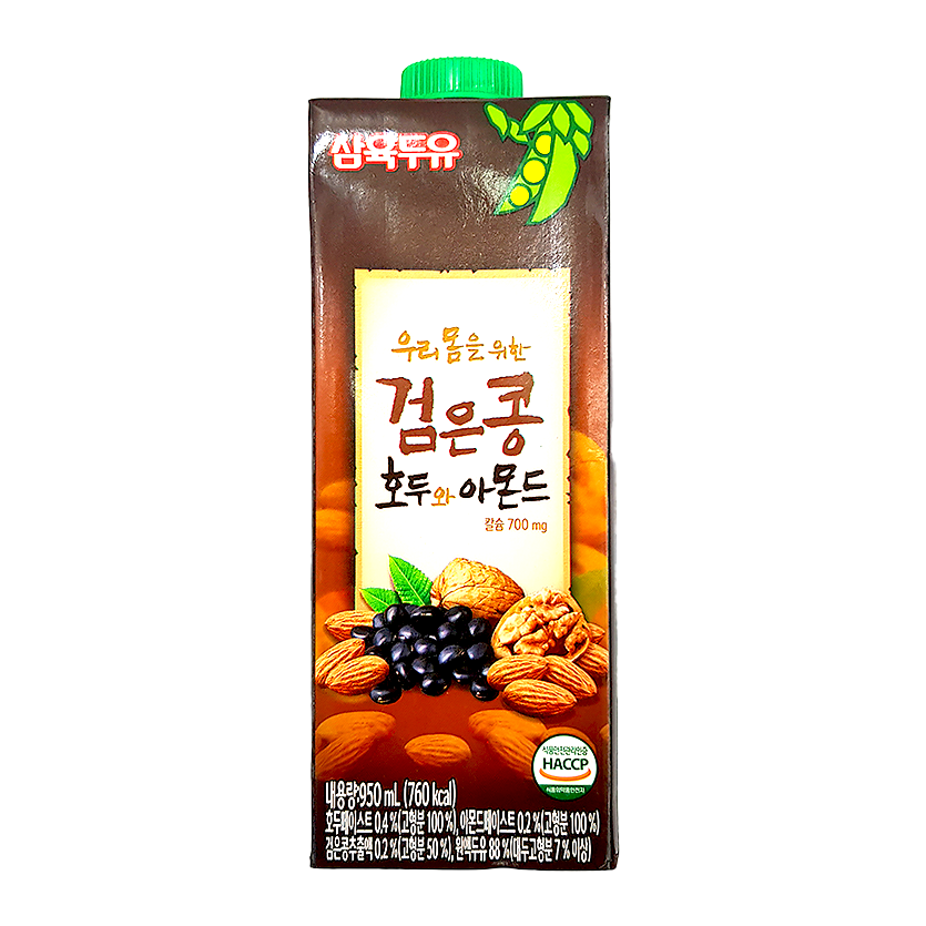 Sữa đậu đen óc chó hạnh nhân Sahmyook Hàn Quốc dạng hộp