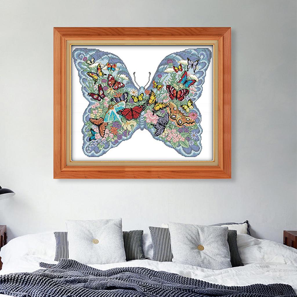 Cross Stitch Kit Embroidery Design Embroidery Pattern Preprinted Embroidery, Incl. English Manual For Children \u0026 Adults