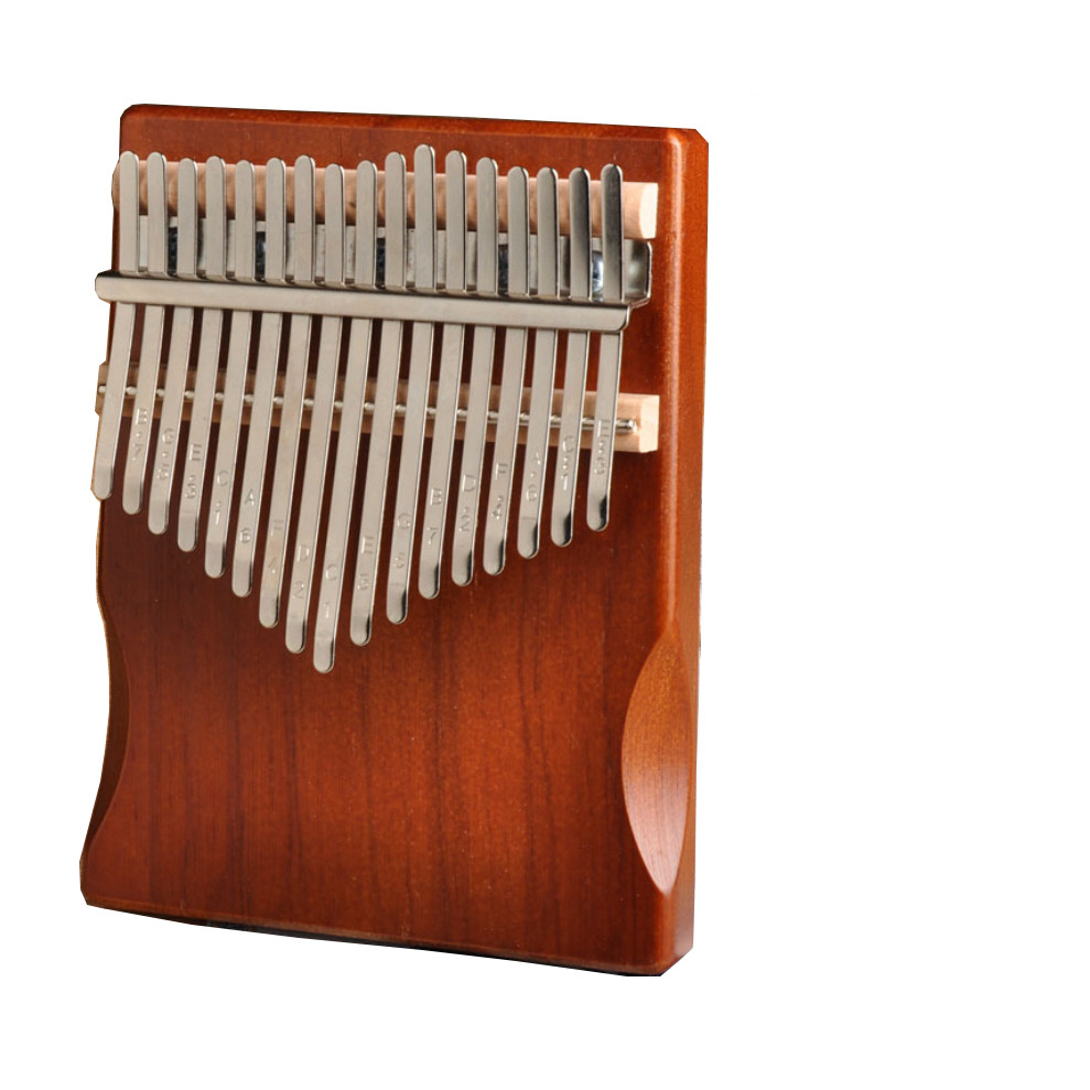 Đàn kalimba 17 phím MYRON-M17 cho bạn mới tập chơi tặng búa chỉnh âm  , giấy dán màu, giấy dán nốt , 25 bài tab kalimba, 1 sách hướng dẫn chơi đàn kalimba