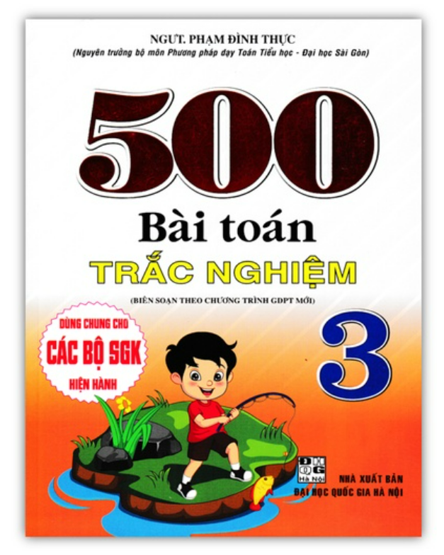Sách - 500 Bài Toán Trắc Nghiệm Lớp 3