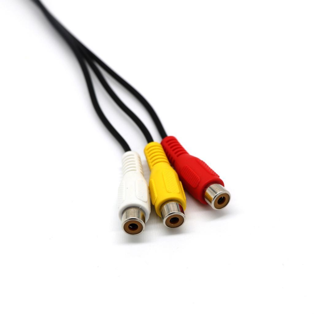 2 Pieces USB Male To 3RCA Female Video AV A/V Converter Cable Adapter For HDTV TV