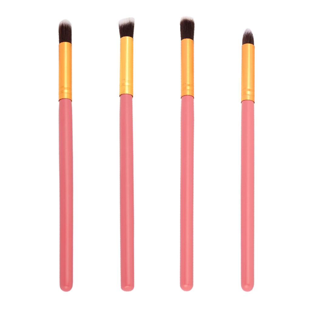 4 Pieces Cosmetic Eyeshadow Foundation Makeup Brushes Set