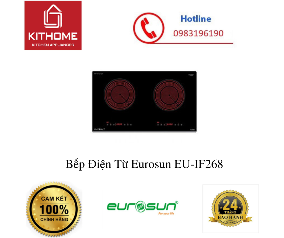 Bếp Điện Từ Eurosun EU-IF268 - Hàng chính hãng