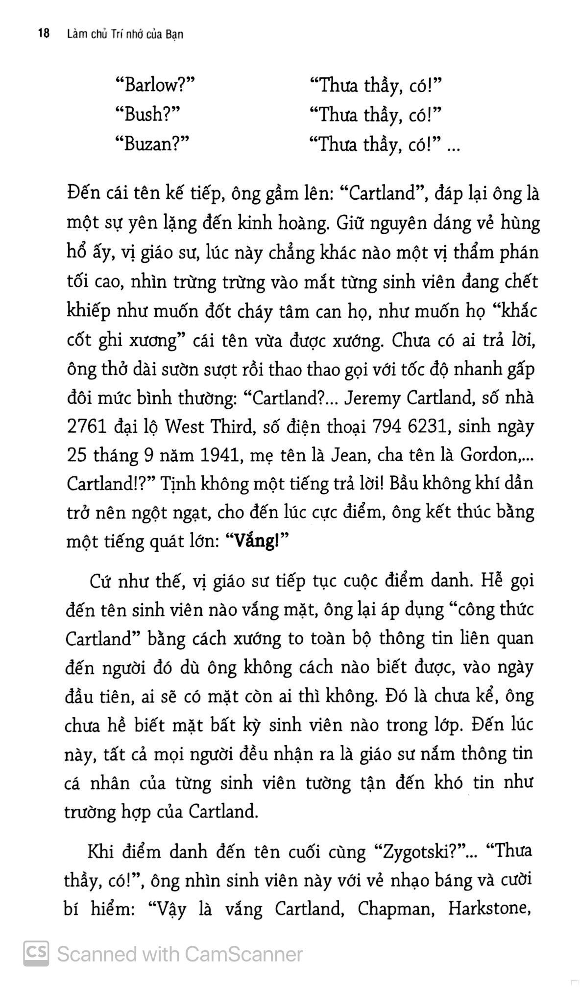 Làm Chủ Trí Nhớ Của Bạn (Tái Bản 2019)