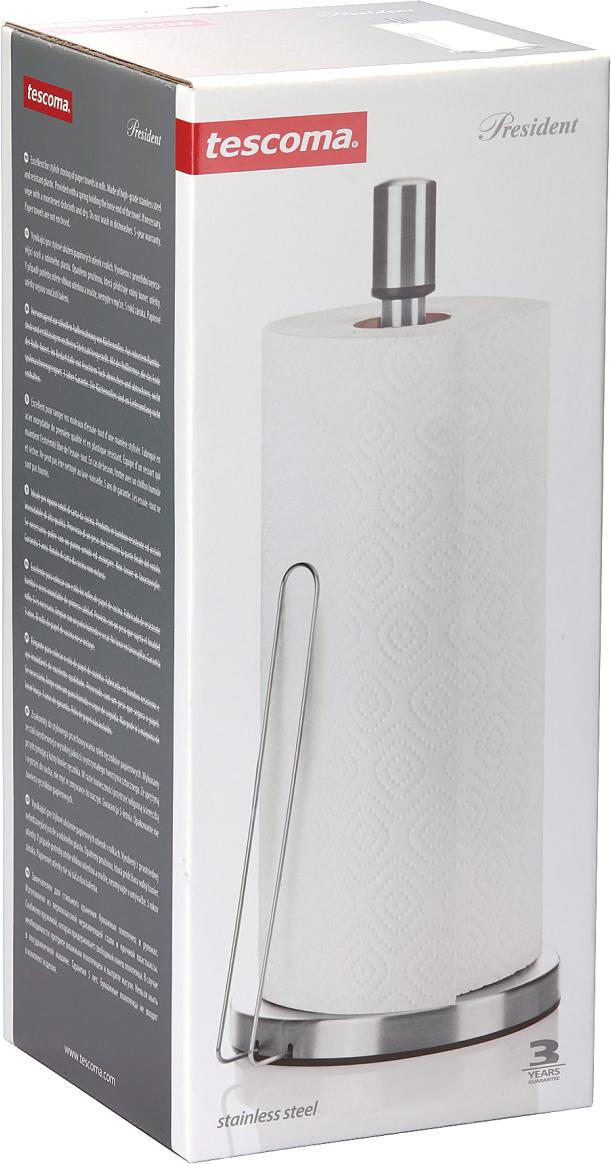 Giá đựng giấy Tescoma Ständer für Küchenrollen PRESIDENT màu bạc Hàng chính hãng