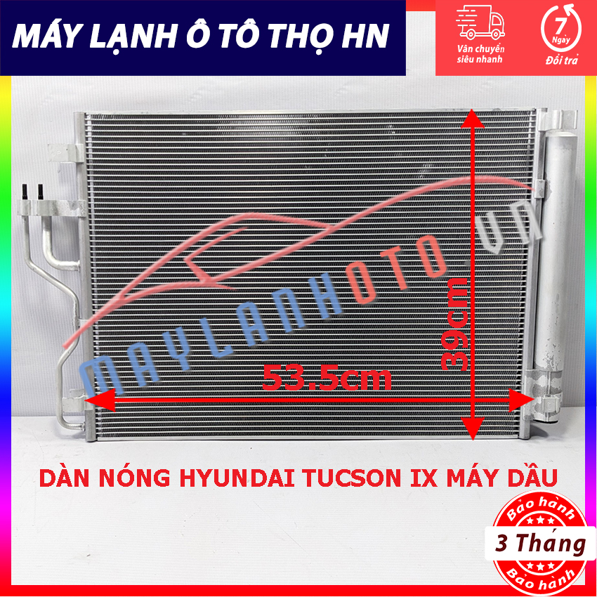 Dàn (giàn) nóng Hyundai Tucson IX (Máy Dầu) Hàng xịn Hàn Quốc (hàng chính hãng nhập khẩu trực tiếp)