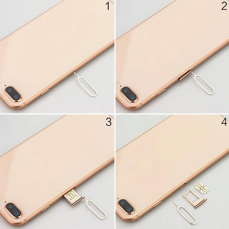 Que chọc sim inox cao cấp, dụng cụ lấy sim điện thoại inox không rỉ hàng chính hãng