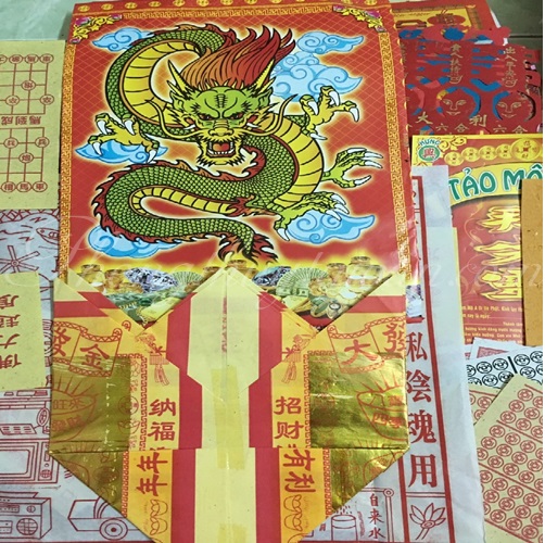 Bộ giấy cúng Tảo mộ Ông, Bà thờ cúng