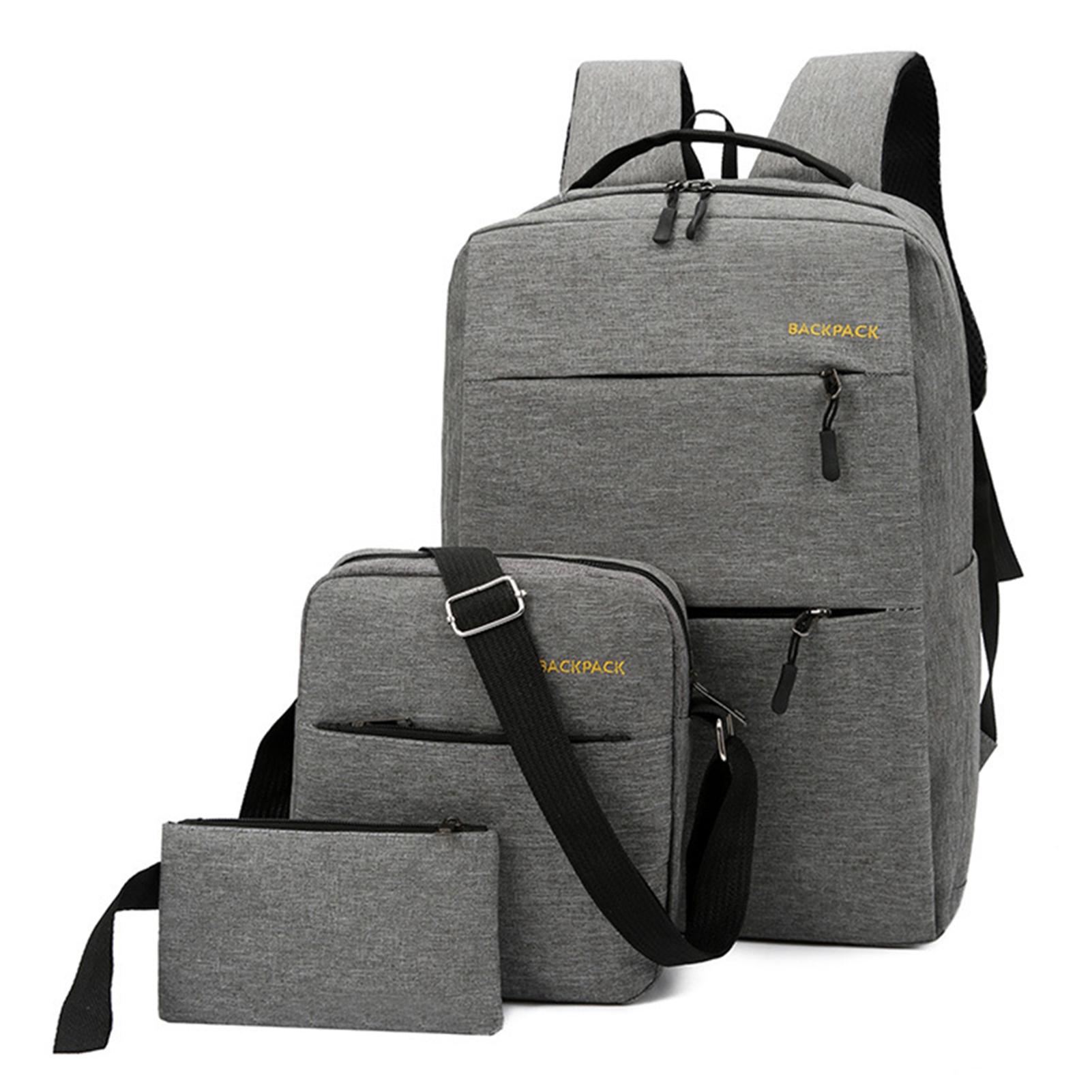 Set 3 Túi Đeo Chéo, Balo Đựng Laptop Và Ví Nhỏ Tiện Dụng Dành Cho Văn Phòng Học Sinh Sinh Viên