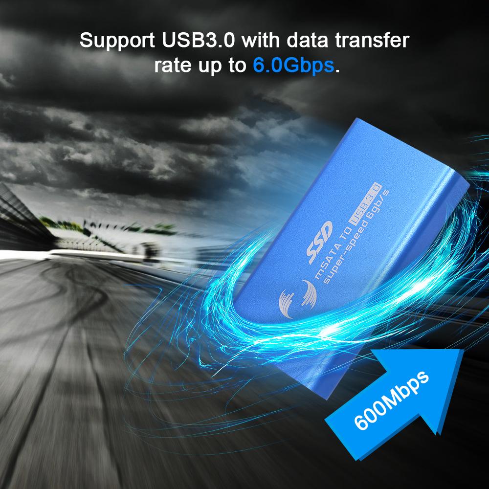 Bộ chuyển đổi Case mSATA sang USB3.0