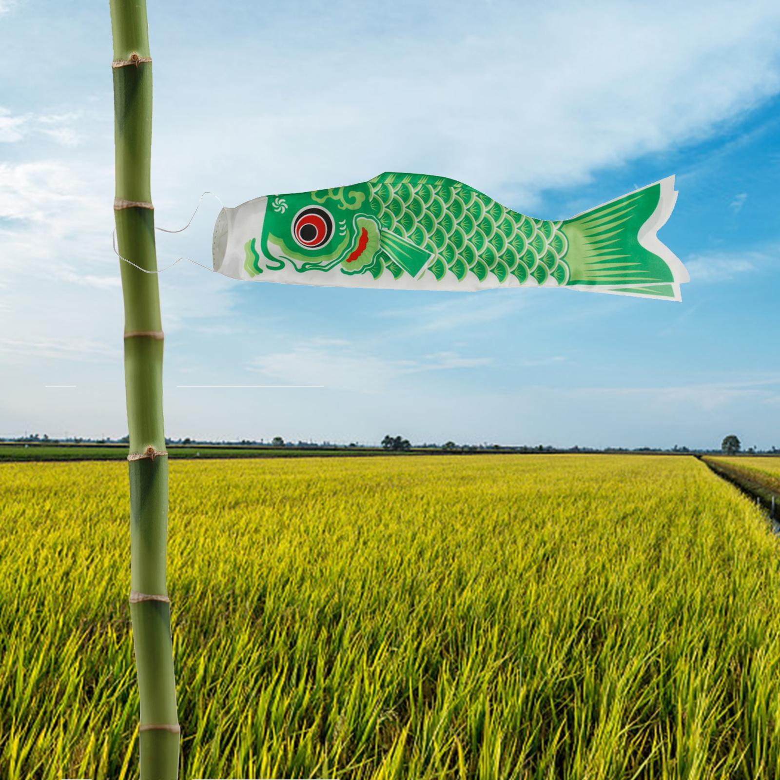 2pcs Japanese Windsock Carp Flag Streamer 150cm
