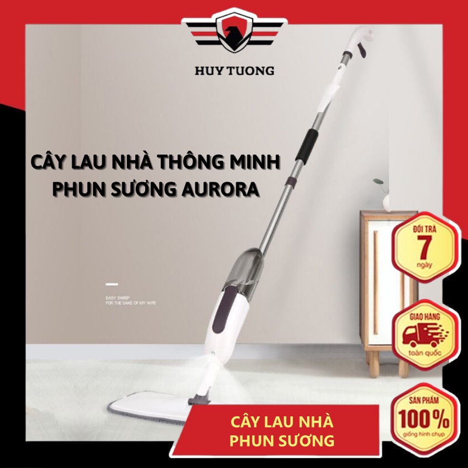 Cây Lau Nhà Phun Sương Thông Minh | Cây Lau Nhà Đa Năng Có Bình Xịt Nước Tiện Dụng