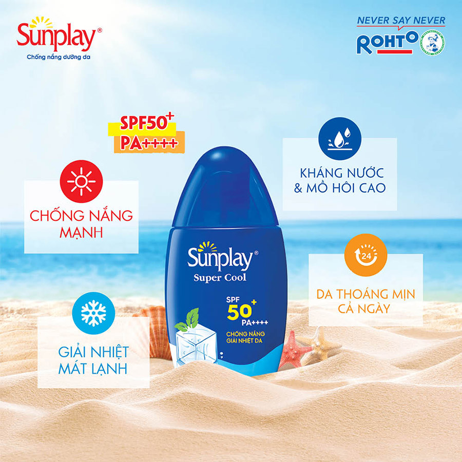 Sữa Chống Nắng Giải Nhiệt Da Sunplay Super Cool SPF50+, PA++++ (30g)