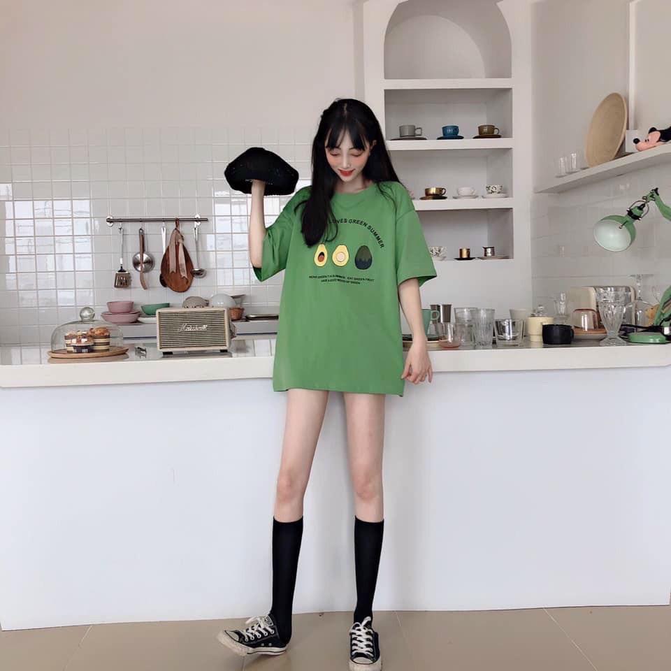 Áo Thun Tay Lỡ Unisex Freesize từ 40-70kg