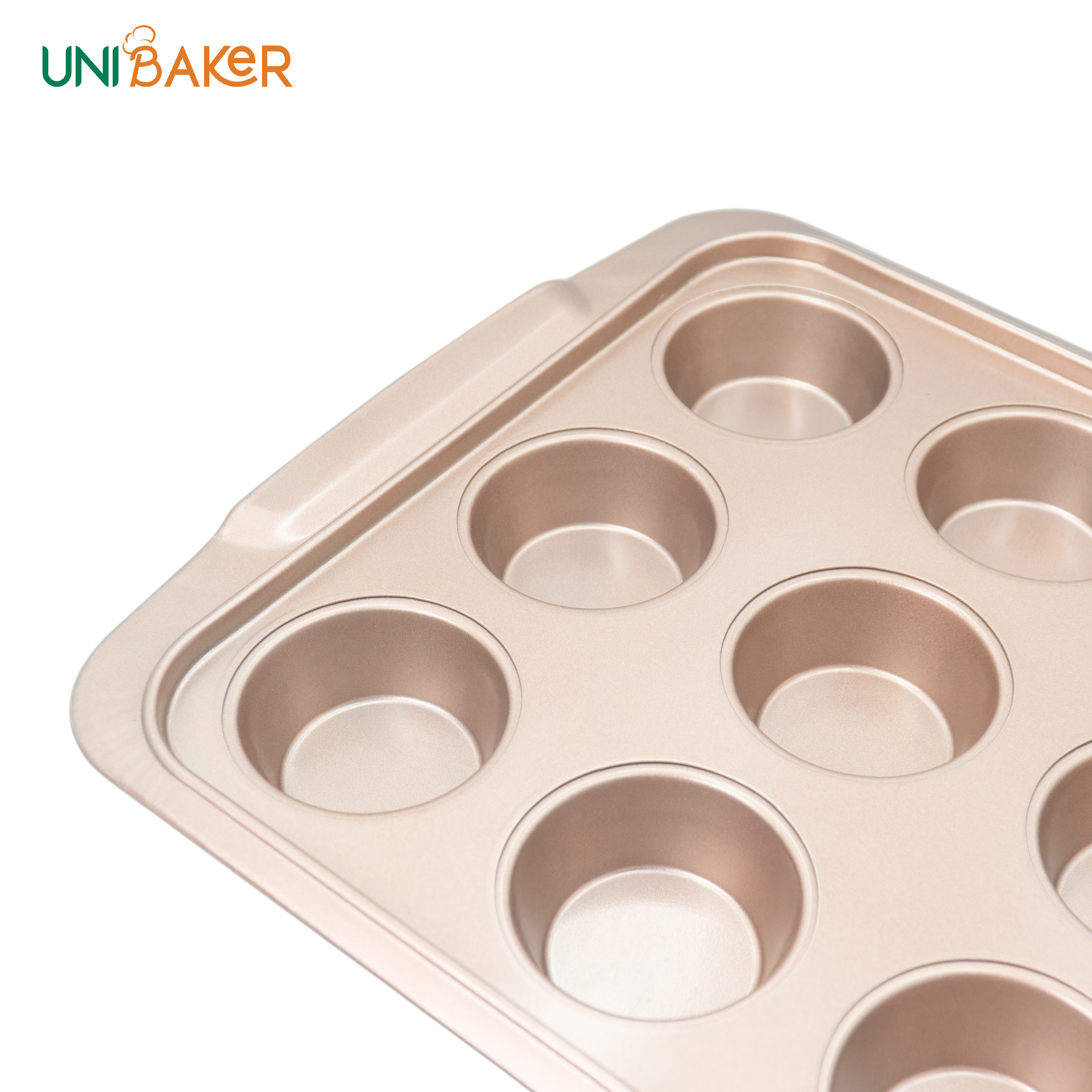 KHUÔN NƯỚNG 12 BÁNH CUPCAKE UNIBAKER MB843