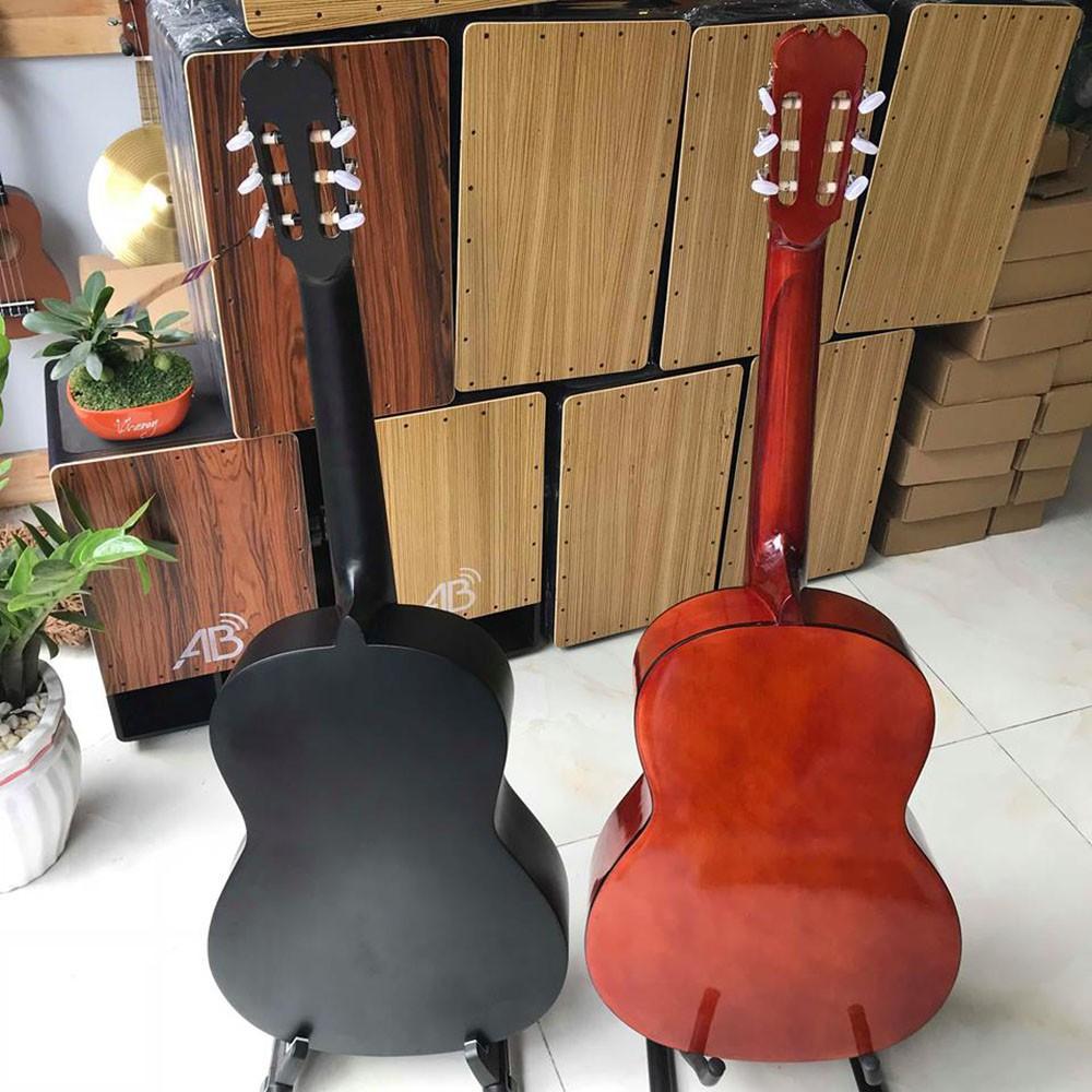 Đàn guitar classic  SV-C1 dáng khuyết đen - Chuyên tập chơi có ty chống cong - Tặng 7 phụ kiện