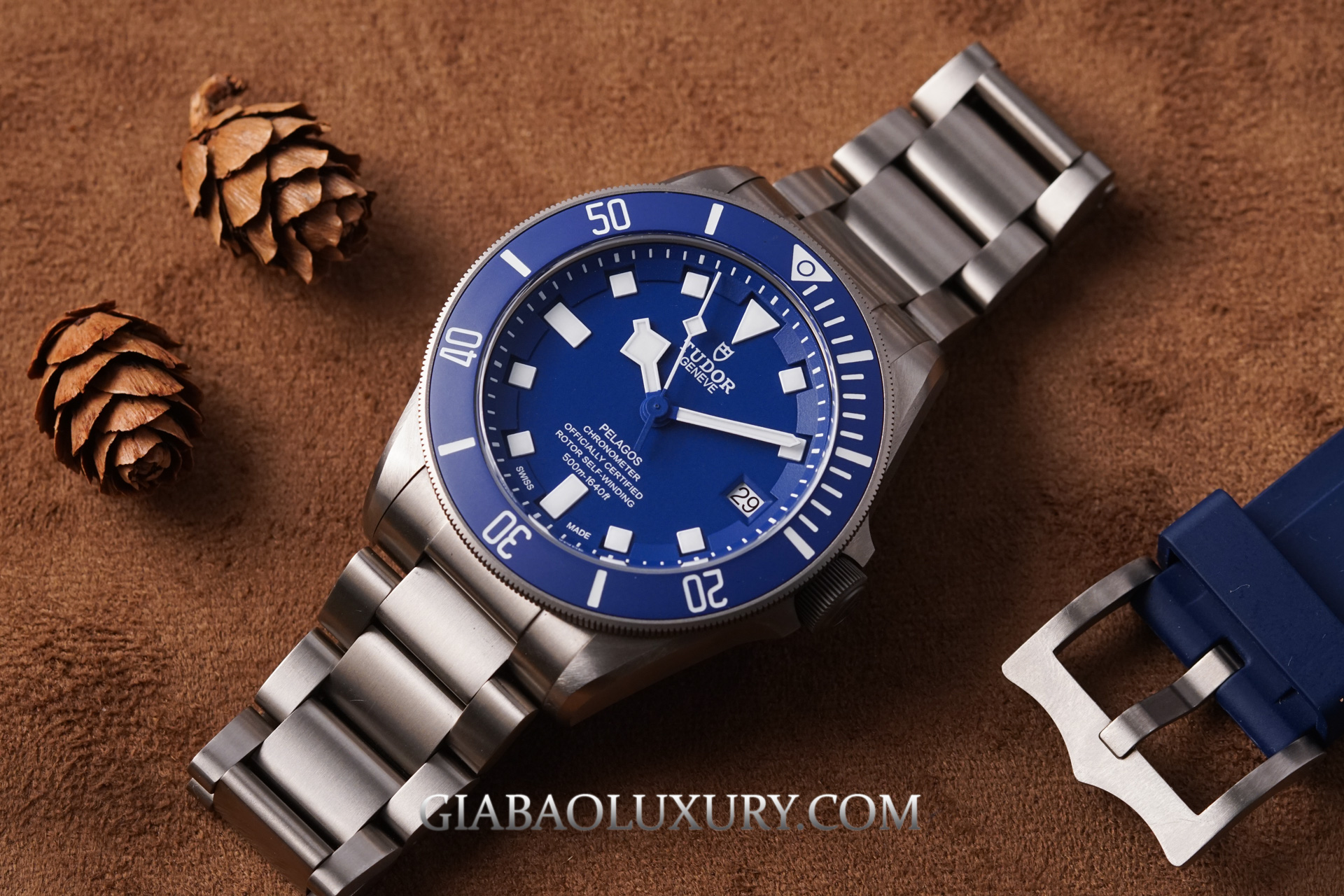 Đồng Hồ Nam Tudor Pelagos 25600TB-0001 - Máy Pin- Kim Trôi- Hàng Siêu Cấp BH 12Th