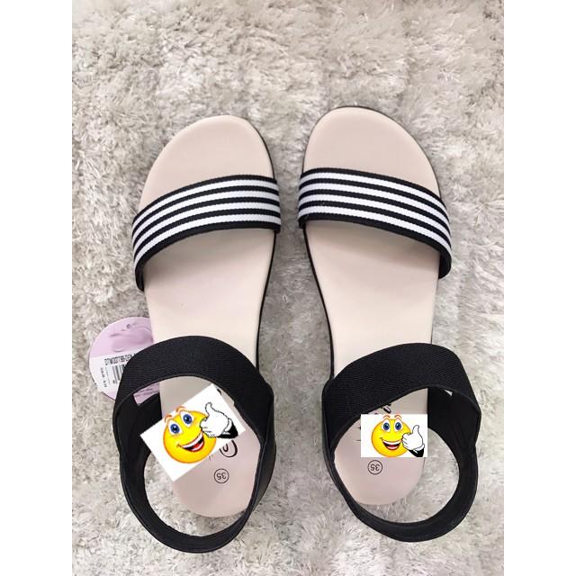 Dép sandal nữ 3f DTW07788_DEN