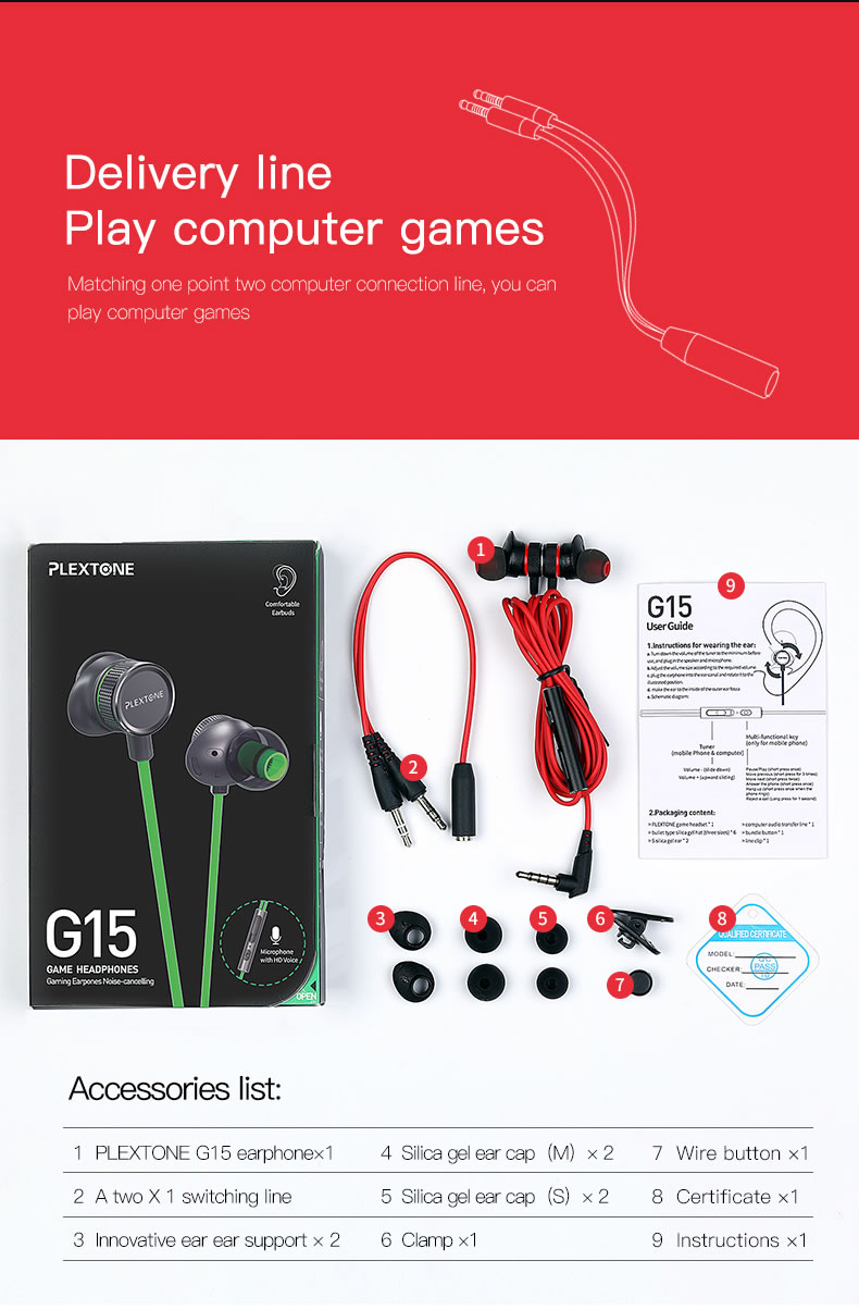 Tai nghe gaming Plextone G15 2019 (Hàng nhập khẩu)