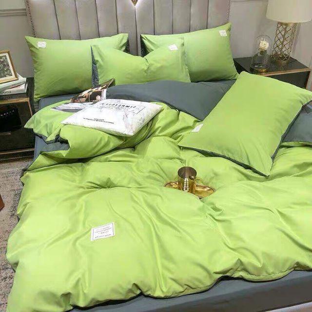 Trọn Bộ Vỏ Chăn Ga Gối Cotton Tici Hàn Quốc