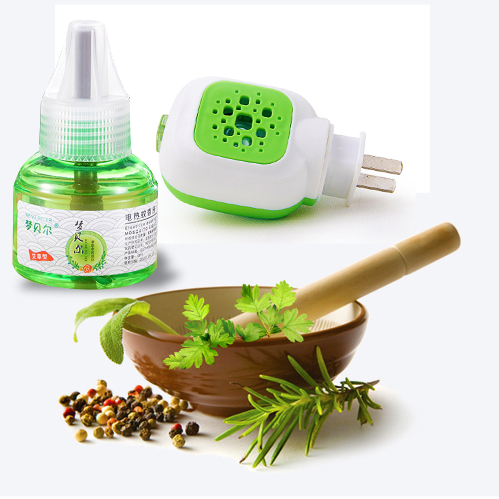 Bộ đèn xông tinh dầu đuổi muỗi và côn trùng Green Spearmint