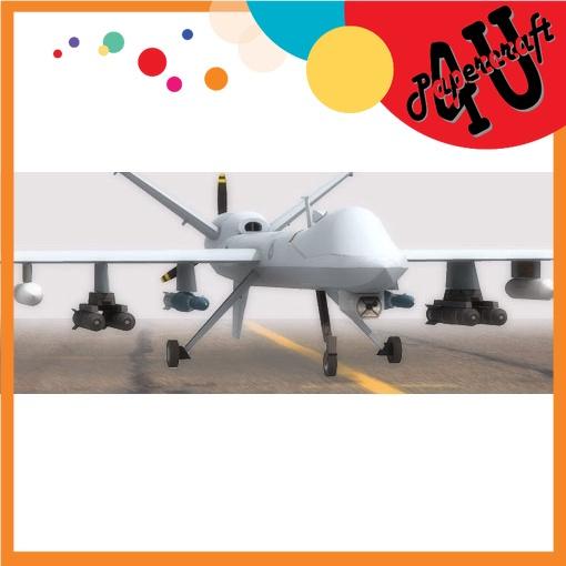 Mô hình giấy máy bay MQ-9 Reaper tỉ lệ 1/32