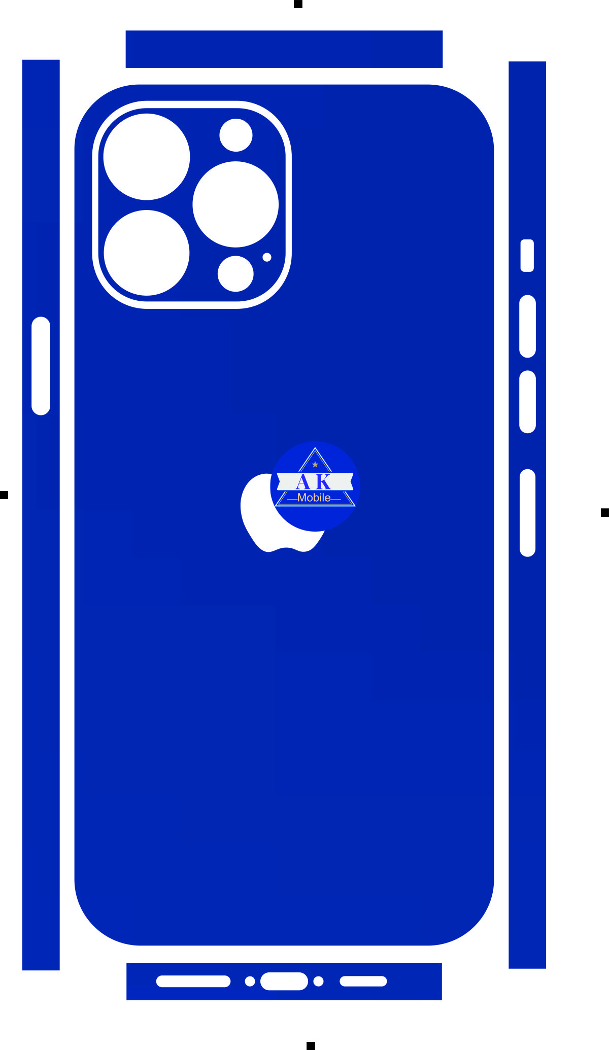 Miếng Dán skin lưng viền rời dành cho iphone 12 đến 14 pro max, bảo vệ chống trầy xước và làm đẹp tạo thêm diện mạo mới