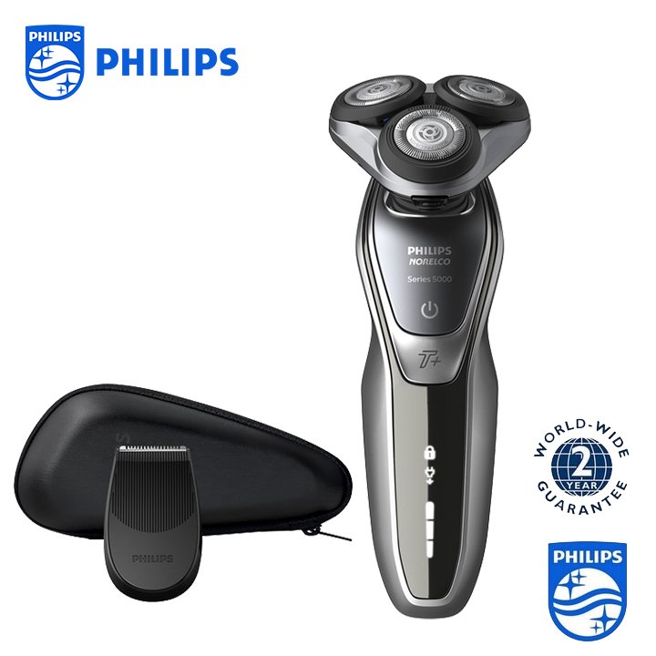 Máy cạo râu khô và ướt Aquatec cao cấp Philips Norelco S5940/88 Tích hợp sạc nhanh