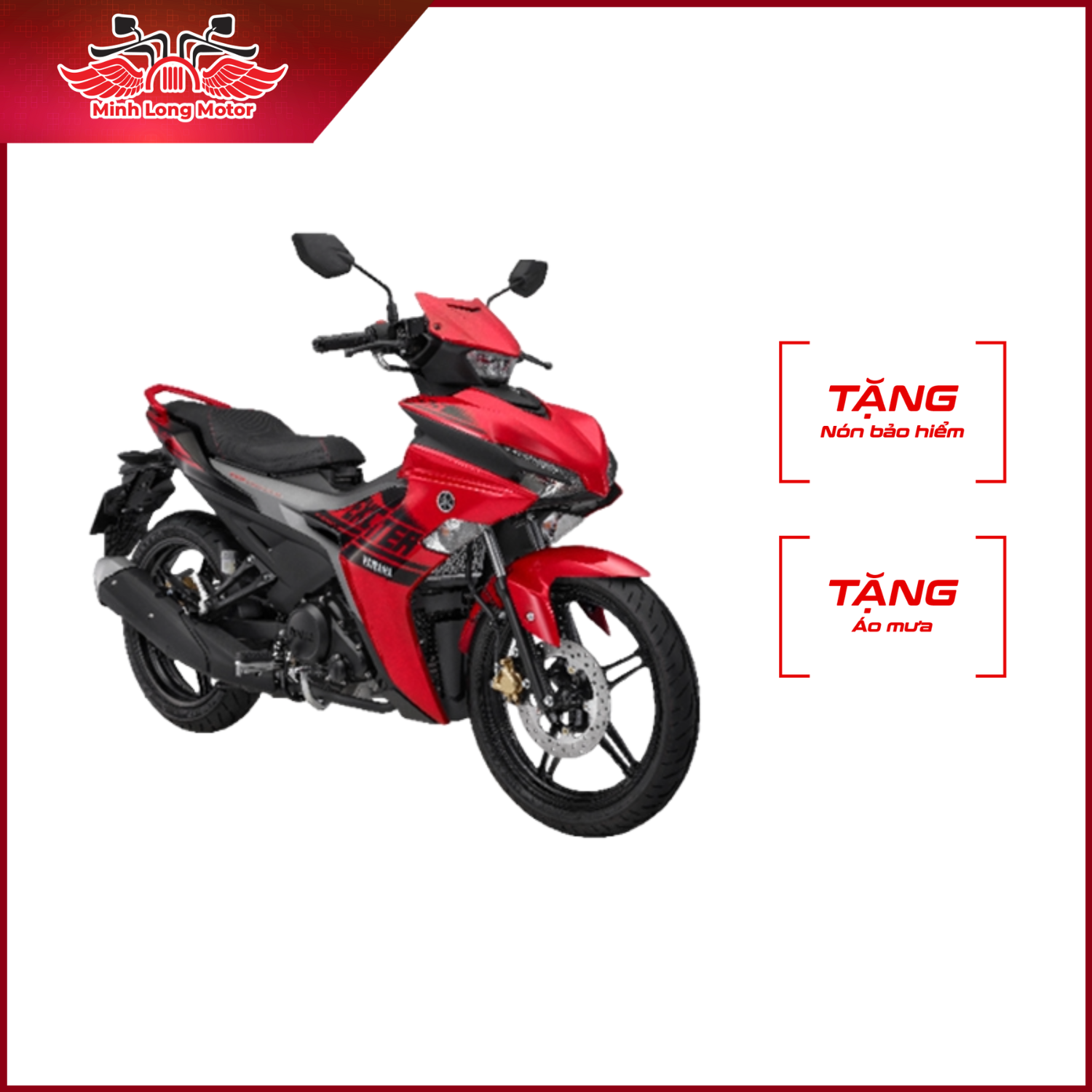 Xe Tay Côn Yamaha Exciter 155 - 2024 - ABS - Cao cấp mới - Trắng Đen