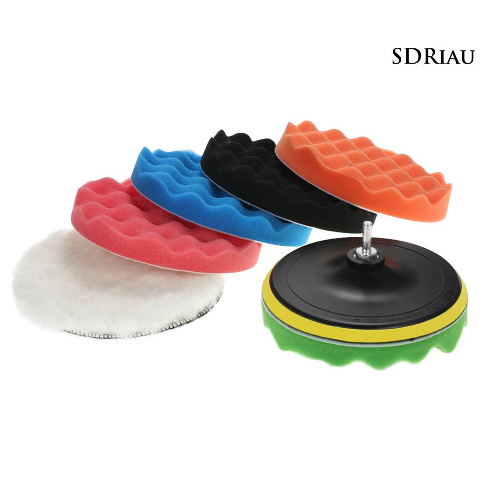 Bộ 7 Miếng Mút Đánh Bóng Xe Hơi Xqcqjx 180mm